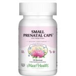 Maxi Health Kosher Small Prenatal Caps with Methyl Folate - Chometz free production, but may contain kitnyos 120 Maxicaps