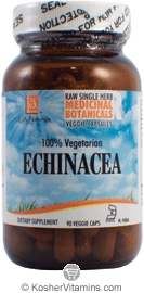 L.A. Naturals Kosher Echinacea 100% Vegetarian 90 Vegetable Capsules