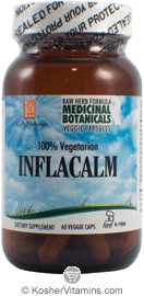 L.A. Naturals Kosher Inflacalm 100% Vegetarian 60 Vegetable Capsules