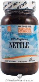 L.A. Naturals Kosher Nettle 100% Vegetarian 75 Vegetable Capsules