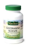 Navitco Kosher Glucosamine Sulfate 500 Mg 90 Vegetable Capsules