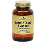 Solgar Alpha Lipoic Acid 120 Mg.  60 Vegetable Capsules