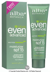 Alba Botanica Sea Moss Moisturizer with antioxidants and SPF 15 2 OZ