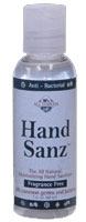 All Terrain Hand Sanz (Sanitizer) Fragrance Free  2 OZ