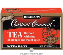 Bigelow Kosher Constant Comment Tea 20 Tea Bags