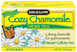 Bigelow Kosher Cozy Chamomile Caffeine Free 20 Tea Bags