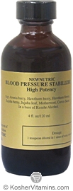 Newnutric Kosher Blood Pressure Stabilizer 4 OZ.