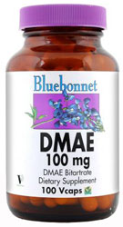 Bluebonnet Kosher DMAE 100 mg 100 Vegetable Capsules