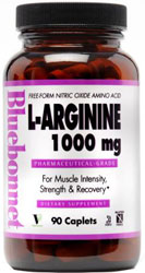 Bluebonnet Kosher L-Arginine 1000 mg 90 Caplets