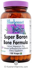 Bluebonnet Kosher Super Boron Bone Formula 120 Vcaps