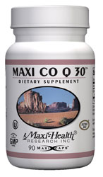 Maxi Health Kosher Maxi Co Q 30 Mg. Coenzyme Q-10 90 Vegicaps