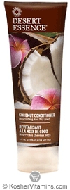 Desert Essence Coconut Hair Conditioner (Winner of the Better Nutrition Best of Beauty Awards, 2010) 8 oz