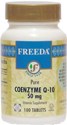 Freeda Kosher Pure Coenzyme Q-10 50 Mg. 100 TAB
