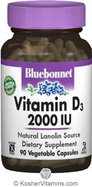 Maxi Health Kosher Maxi Vitamin D3-2000 I.U. 90 Tablets