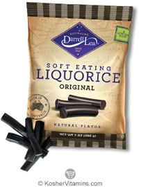 Darrell Lea Kosher Soft Eating Black Liquorice (Licorice) Original  7 OZ
