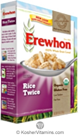 Erewhon Kosher Rice Twice  Gluten Free 1 Box