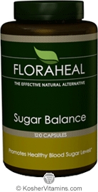 Floraheal Kosher Sugar Balance 120 Vegicaps