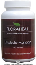 Floraheal Kosher Cholesto-Manage 120 Capsules