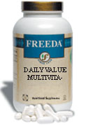 Freeda Kosher Daily Value Multivitamin 250 TAB