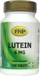 Freeda Kosher FNP Lutein 6 Mg 100 Tablets