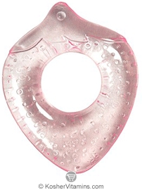 Green Sprouts  Fruit Cool Soothing Teether Pink Strawberry 1 Ring