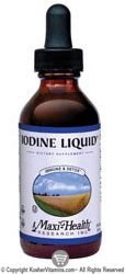 Maxi Health Kosher Liquid Iodine Complex (Potassium Iodide) 2 fl oz.