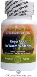 NoniChai Kosher Keep Cool In Warm Weather 30 Capsules