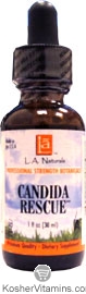 L.A. Naturals Kosher Candida Rescue 1 OZ