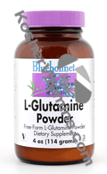 Bluebonnet Kosher L-Glutamine 5000 mg Powder 8 OZ