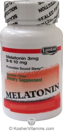 Landau Kosher Melatonin 3 Mg Plus B6  BUY 1 GET 1 FREE  120 Tablets