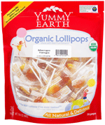 Yummy Earth Kosher Organic Lollipops Mango Tango 12.3 OZ