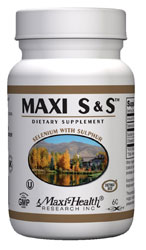 Maxi Health Kosher Maxi S & S (Selenium with Sulfur) 60 Vegicaps