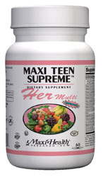 Maxi Health Kosher Maxi Teen Supreme Her Multi 60 Capsules