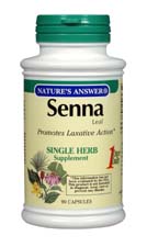 Natures Answer Kosher Senna Leaf 90 Capsules
