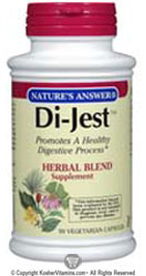 Natures Answer Kosher Di-Jest 90 Vegetarian Capsules