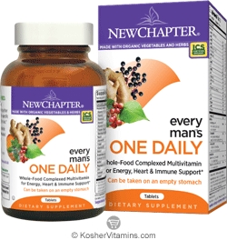 New Chapter Kosher Every Man&rsquo;s One Daily 24  Tablets