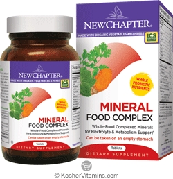 New Chapter Kosher Mineral Food Complex 90  Tablets