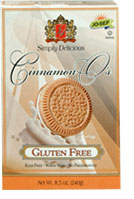 JO-SEF Kosher Cinnamon O&rsquo;s Sandwich Cookies - Gluten Free 21 Cookies
