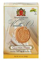 JO-SEF Kosher Vanilla O&rsquo;s Sandwich Cookies - Gluten Free 21 Cookies