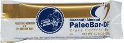 Designs for Health Kosher Paleobar Bar-DF Sugar Free Coconut Almond Crave Controll Bar Sugar Free OU Dairy 18 Bars
