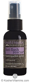 Peaceful Mountain Hot Flash Rescue Spray  2 OZ