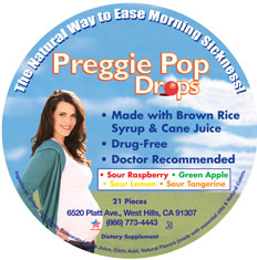 Three Lollies Kosher Preggie Pop Drops Assorted Sour Fruit 21 Drops