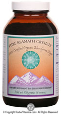 The Synergy Company Kosher Pure Klamath Crystals Made With Organic Blue-Green Algae OU 6 oz
