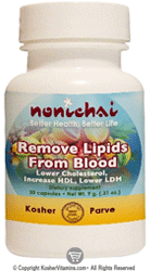 NoniChai Kosher Remove Lipids From Blood  30 Capsules