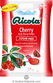 Ricola Kosher Ricola Cherry Sugar Free (19 drops) 1 Bag