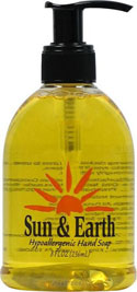 Sun & Earth Hypoallergenic Liquid Hand Soap Citrus 8 OZ