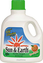 Sun & Earth Natural Deep Cleaning Laundry Detergent 2 X Concentrated 50 oz