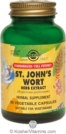Solgar SFP St. John&rsquo;s Wort Herb Extract 60 Vegetable Capsules