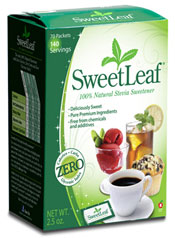 SweetLeaf Kosher 100 % Natural Stevia Sweetener Packets 70 Packets