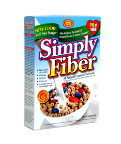 Benefit Nutrition Kosher Simply Fiber Cereal 14g Fiber All natural Crunchy O&rsquo;s Cereal OU-Dairy 8.5 OZ